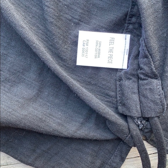 FEEL THE PIECE by TERRE JACOBS Black Tank - Picture 5 of 6